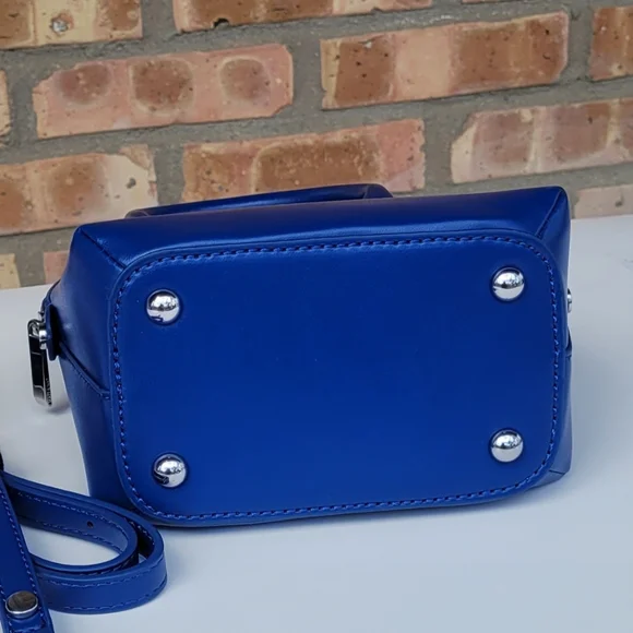 Matt & Nat Gessi Mini Blue Women's Small Satchel Crossbody Bag - Picture 6 of 15